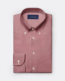 red-poplin-micro-gingham-check-shirt-button-down-collar