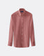 Twill Micro Check Shirt - Button Down Collar