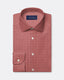 Twill Micro Check Shirt - Medium Spread Collar