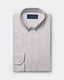 Twill Breton Stripe Shirt - Button Down Collar