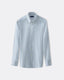 Poplin Classic Stripe Shirt - Button Spread Collar
