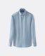 Poplin Gingham Check Shirt - Italian Spread Collar