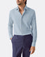 Poplin Medium Gingham Check Shirt - Medium Spread Collar