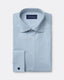 Poplin Micro Gingham Check Shirt - Italian Spread Collar