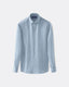 Poplin Micro Gingham Check Shirt - Italian Spread Collar